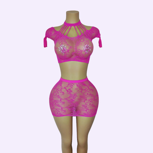 Molly 2 Piece Set - Pink