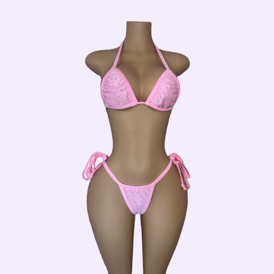 Peachy tie side bikini